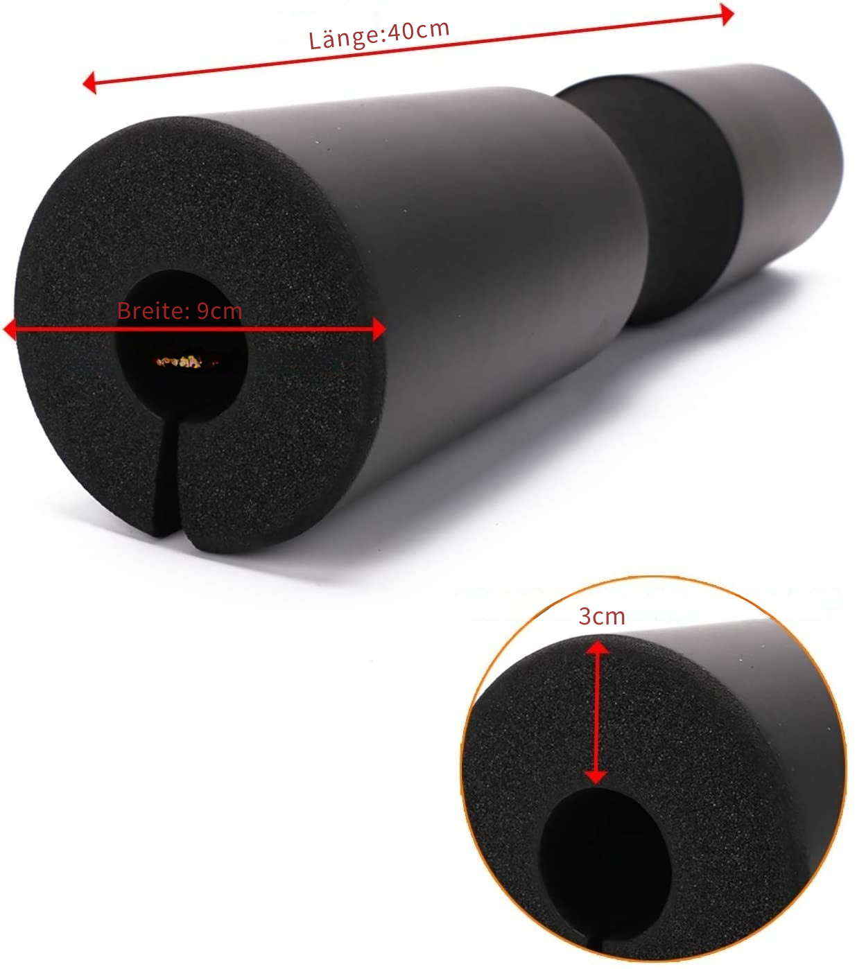 360° Langhantel-Polster