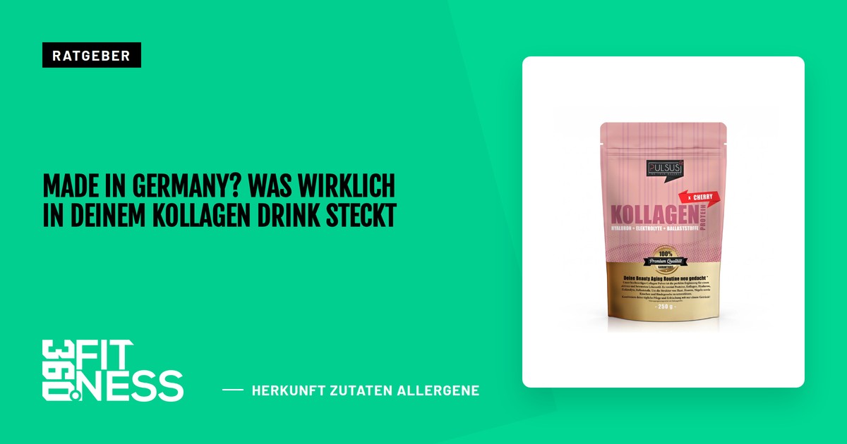 Made in Germany? Was wirklich in deinem Kollagen Drink steckt