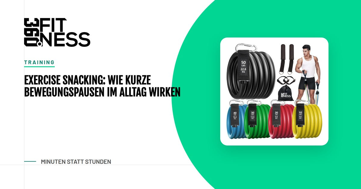 Exercise Snacking: Wie kurze Bewegungspausen im Alltag wirken