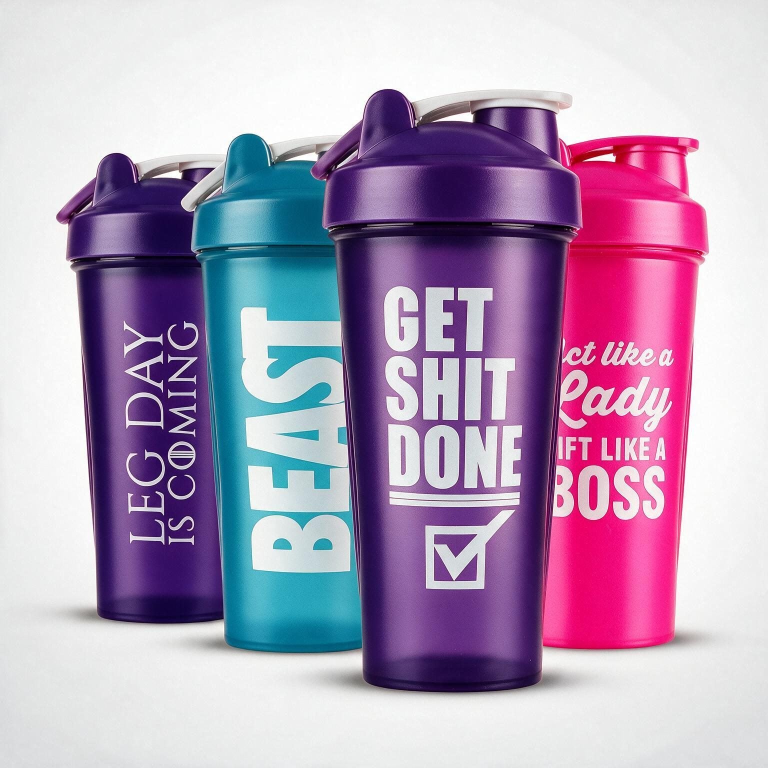 Pulsus Fit Shaker von PulsusFit, bunt mit Print