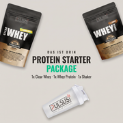 Protein Starter Package - Clear Whey, Whey Protein und Protein Shaker