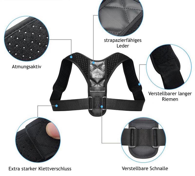 360° Fit Rückengurt - Haltungskorrektur
